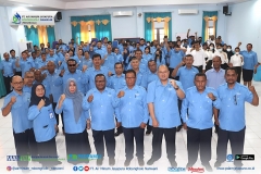 Fotobersama Setelah kegiatan Penyerahan SK Pensiunan Karyawan oleh Direksi PT. AMJRN bertempat di Aula Kantor