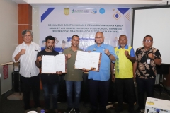 PTAM Jayapura Mantapkan Layanan Air Limbah Melalui PKS dengan Operator Swasta Bersama Unicef