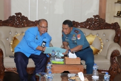 Silaturahmi PTAM Jayapura Bahas Instalasi Sambungan Baru di Kodaeral X Jayapura