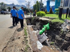 Proyek Pengerukan Drainase di Depan PLTD Waena, Distribusi Air Kepada 2000 Pelanggan di Waena dan Abepura Terganggu