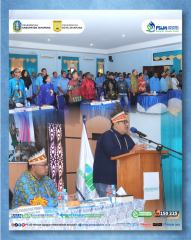 Pembukaan Rakerda Perpamsi PD di Tanah Papua oleh Sekretaris Umum PP Perpamsi Rhino Indira Gusniawan, ST, MM