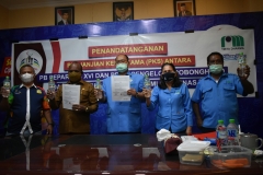 PDAM Jayapura Tandatangani PKS Robongholo sebagai Minuman Resmi Peparnas XVI