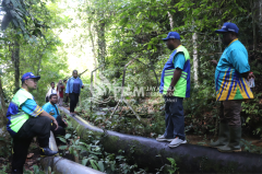 Pipa Jalur Kojabu Patah di Intake Kam Wolker, Dirut : Dampak Longsoran Tebing