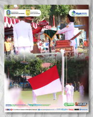 Detik-detik Upacara Bendera HUT ke-80 Republik Indonesia tingkat Kota Jayapura yang dipimpin Walikota Jayapura Abisai Rollo, SH, MH