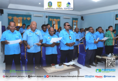 Ibadah Oikumene Ikatan Kerohanian Kristen mengawali tahun 2024 sekaligus menutup bulan Januari, Selasa (30/1).