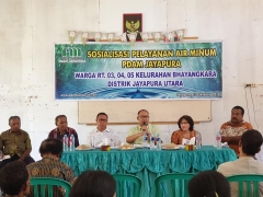 Sosialisasi Pelayanan Air Minum PDAM Jayapura